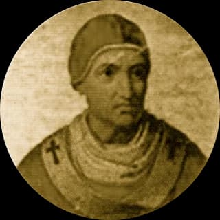 Portrait medallion of Pope Urban III, after the basilica frieze